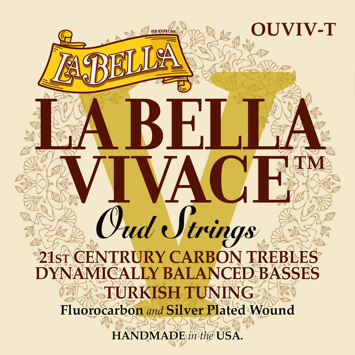 Φωτογραφία προϊόντος: La Bella OUVIV-T Vivace Χορδές Ουτιού Τούρκικο Χόρδισμα (D-E)