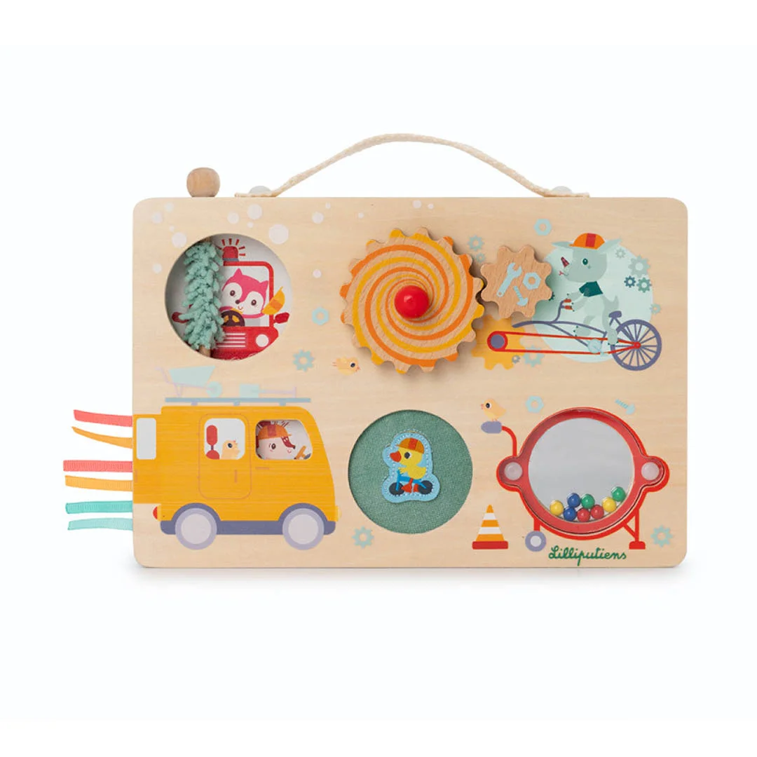 Φωτογραφία προϊόντος: 83509 Lilliputiens Ξύλινο βαλιτσάκι δραστηριοτήτων Στο δρόμο