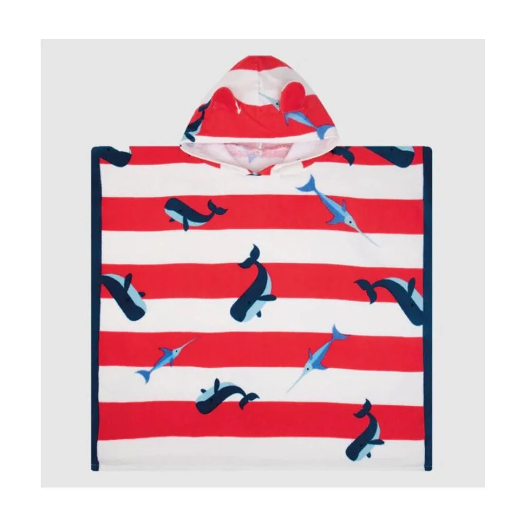 Φωτογραφία προϊόντος: 2020SE275 Swim Essentials Παιδικό Poncho Lux 62x62cm Red Whale