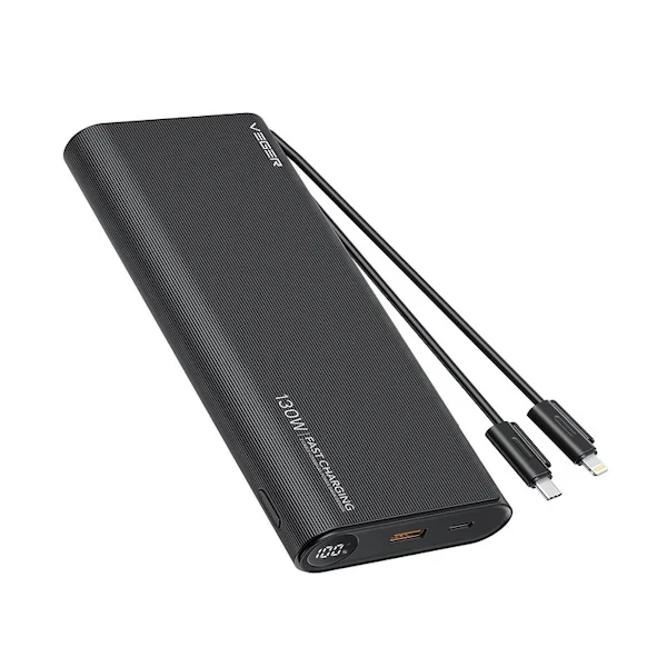 Φωτογραφία προϊόντος: Veger TC130 Power Bank 25000mAh 130W με Θύρα USB-A και Θύρα USB-C Power Delivery