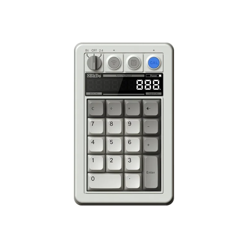 Φωτογραφία προϊόντος: 8BitDo Retro 18 Mechanical Numpad 2.4G/USB/Bluetooth (PBT Keycaps/Hot-Swappable/Mechanical Switches) M Edition