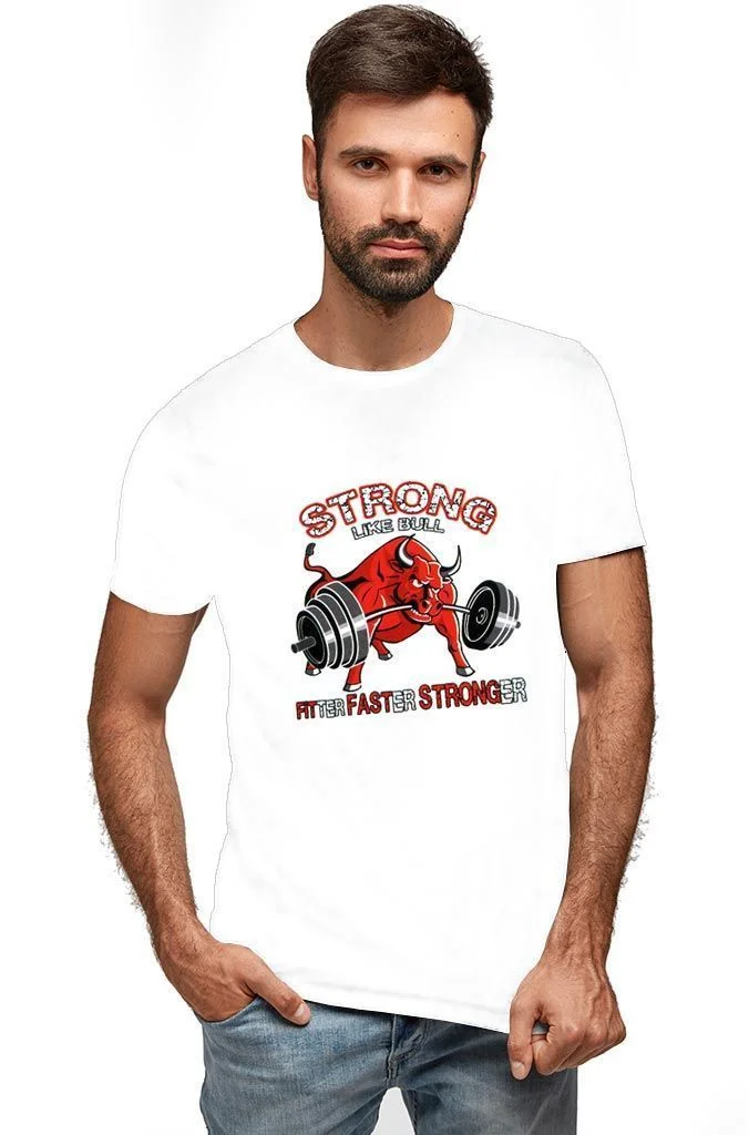 Φωτογραφία προϊόντος: Prime T-Shirt Λευκό με σχέδιο Body Building 4059-1
