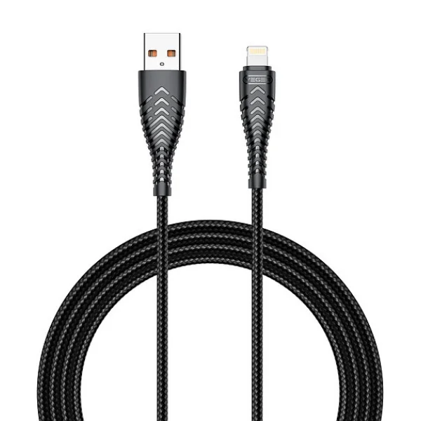 Φωτογραφία προϊόντος: Veger V105 Braided USB to Lightning Cable Μαύρο 1.2m (V105)