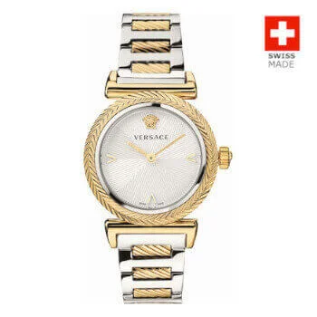 Φωτογραφία προϊόντος: Xiotiskosmima Versace V-Motif Tow-Tone Vere02120