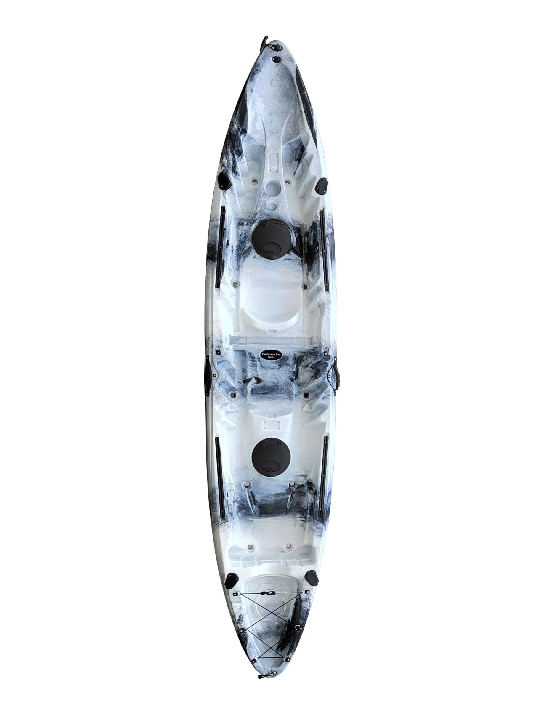 Φωτογραφία προϊόντος: CARIBBEAN SEA KAYAKS 12'9" ΛΕΥΚΟ CAMO 2 + 1 ΣΚΛΗΡΟ KAYAK + ΚΟΥΠΙΑ + ΚΑΘΙΣΜΑΤΑ HDPE