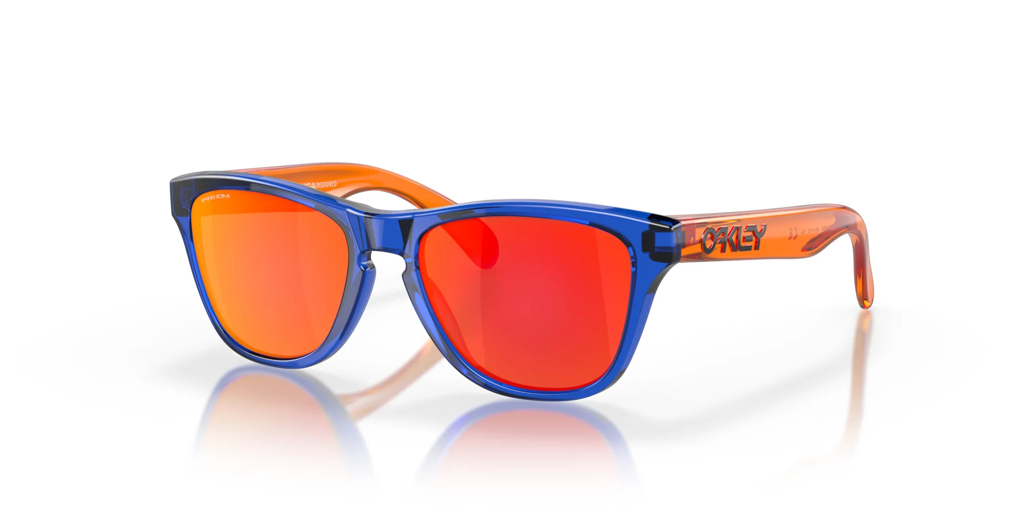 Φωτογραφία προϊόντος: OAKLEY FROGSKINS XXS CRYSTAL BLUE PRIZM RUBY