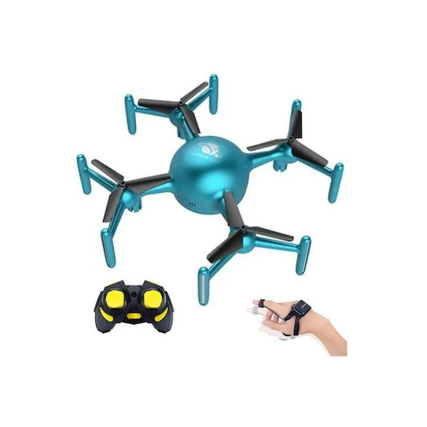 Φωτογραφία προϊόντος: OEM Mirbest QY66-X09 Drone Mini 2.4 GHz χωρίς Κάμερα Συμβατό με Smartphone σε Μπλε Χρώμα