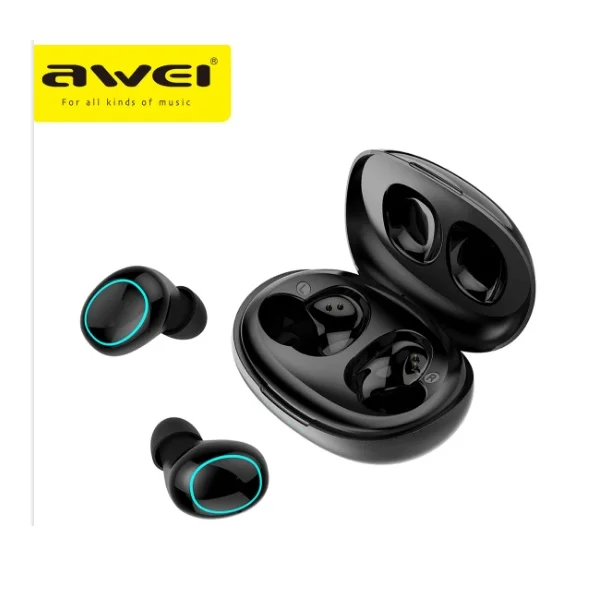 Φωτογραφία προϊόντος: OEM Awei T60 In-ear Bluetooth Handsfree Ακουστικά με Θήκη Φόρτισης Μαύρα 42718872