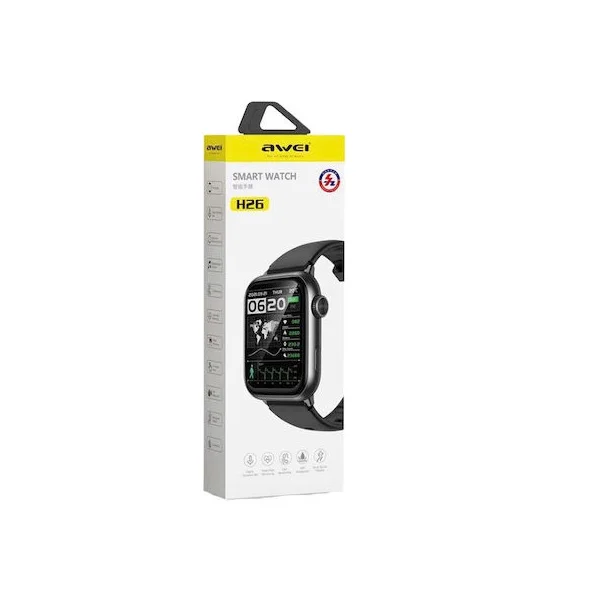 Φωτογραφία προϊόντος: OEM Awei H26 Smartwatch με Παλμογράφο (Μαύρο) 45624546