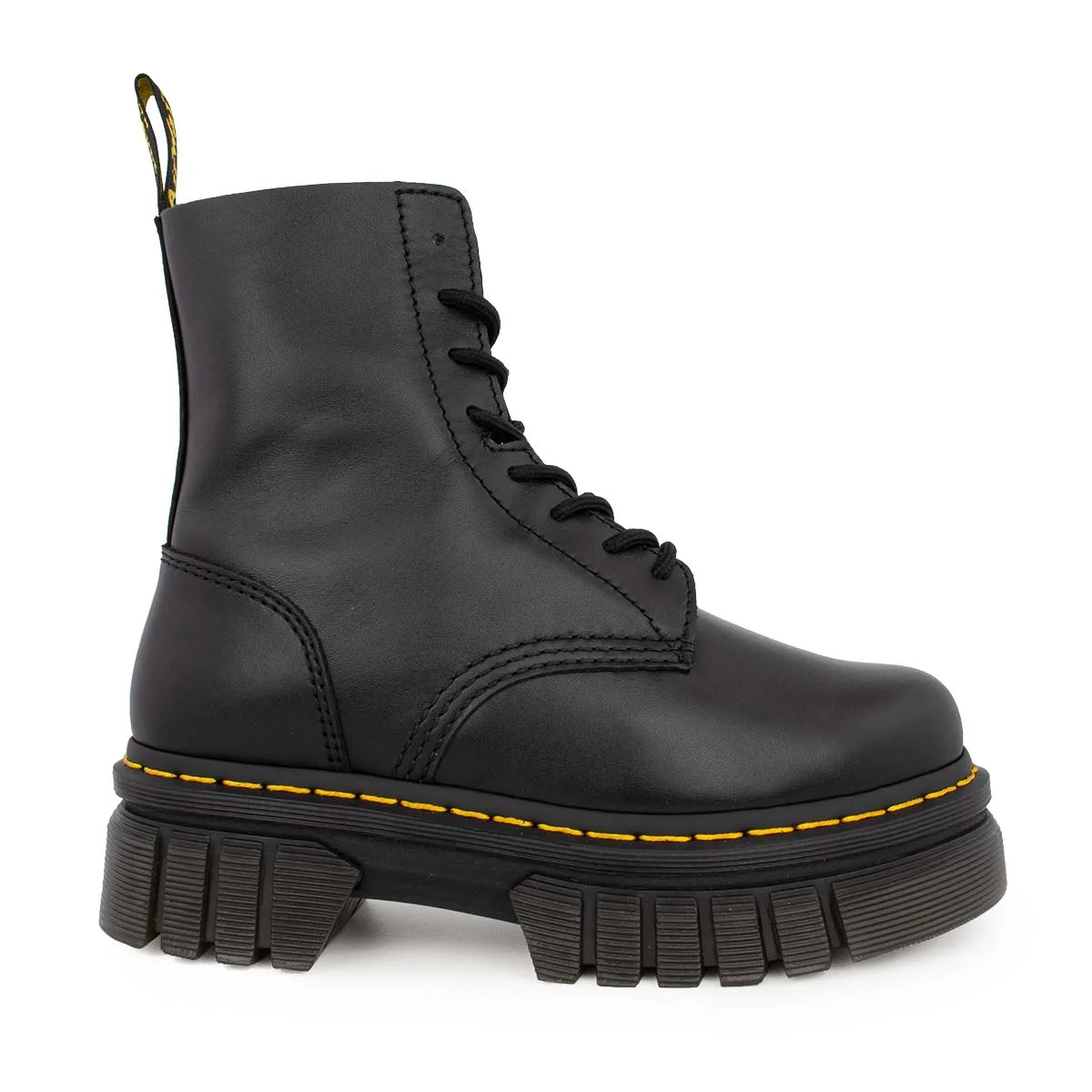 Φωτογραφία προϊόντος: DR. MARTENS AUDRICK NAPPA LUX PLATFORM ANKLE BOOTS - ΜΑΥΡΟ