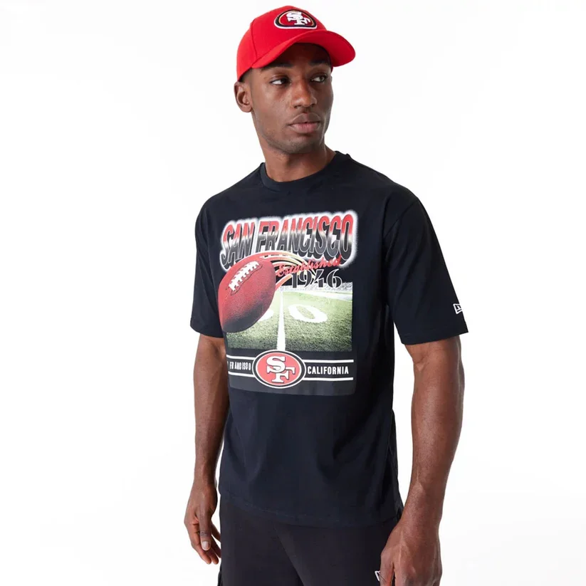Φωτογραφία προϊόντος: NEW ERA SAN FRANCISCO 49Ers NFL TEAM GRAPHIC OVERSIZED TEE - ΜΑΥΡΟ
