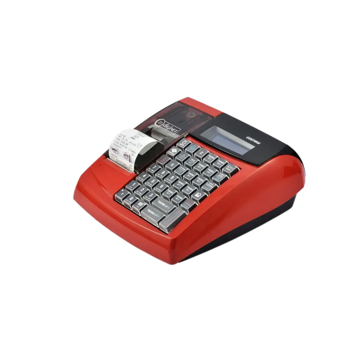 Φωτογραφία προϊόντος: Ταμειακή Μηχανή CUSTOM BIG PLUS Red ΜΕ ΔΟΣΕΙΣ