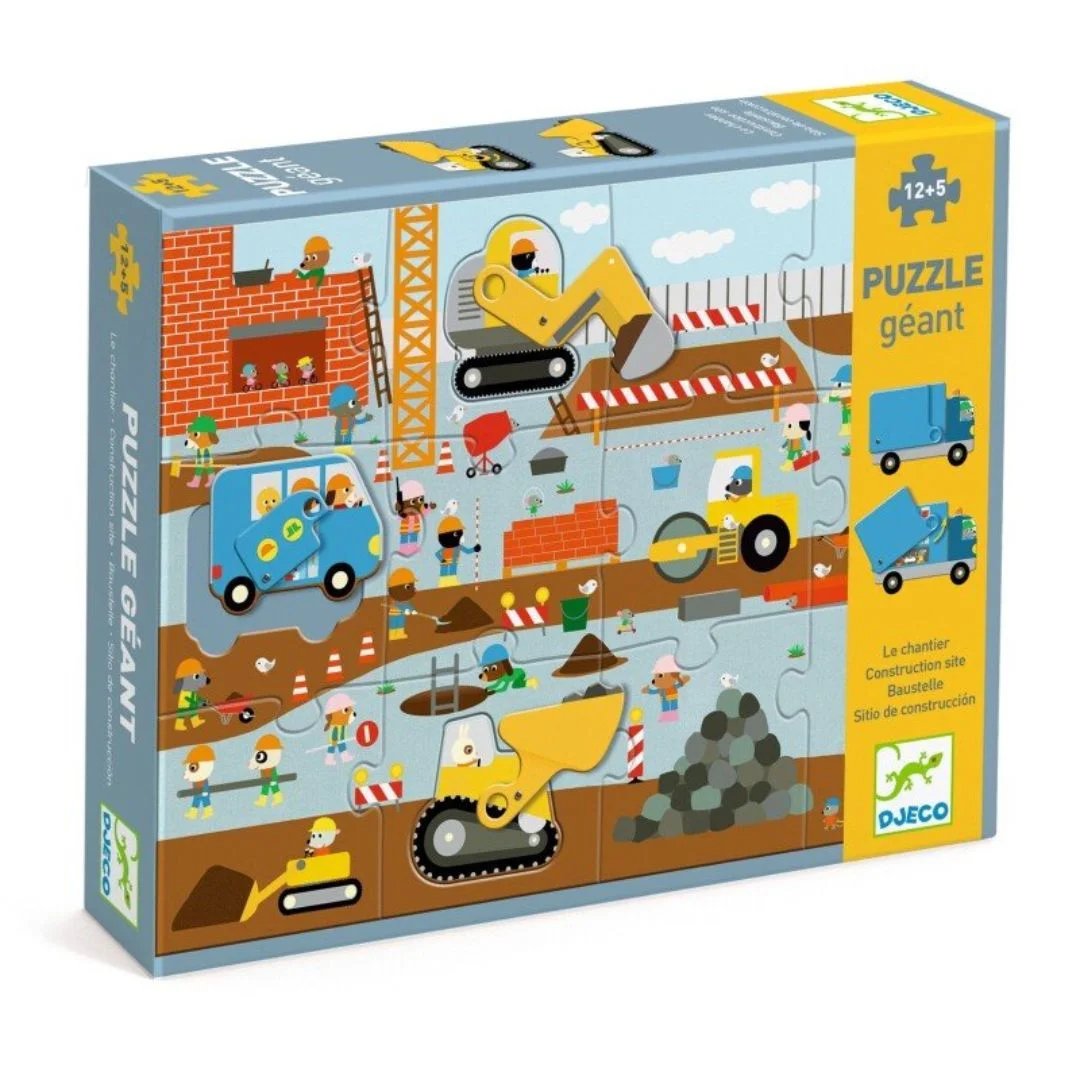 Φωτογραφία προϊόντος: OEM Giant Construction site Puzzle – 17pcs