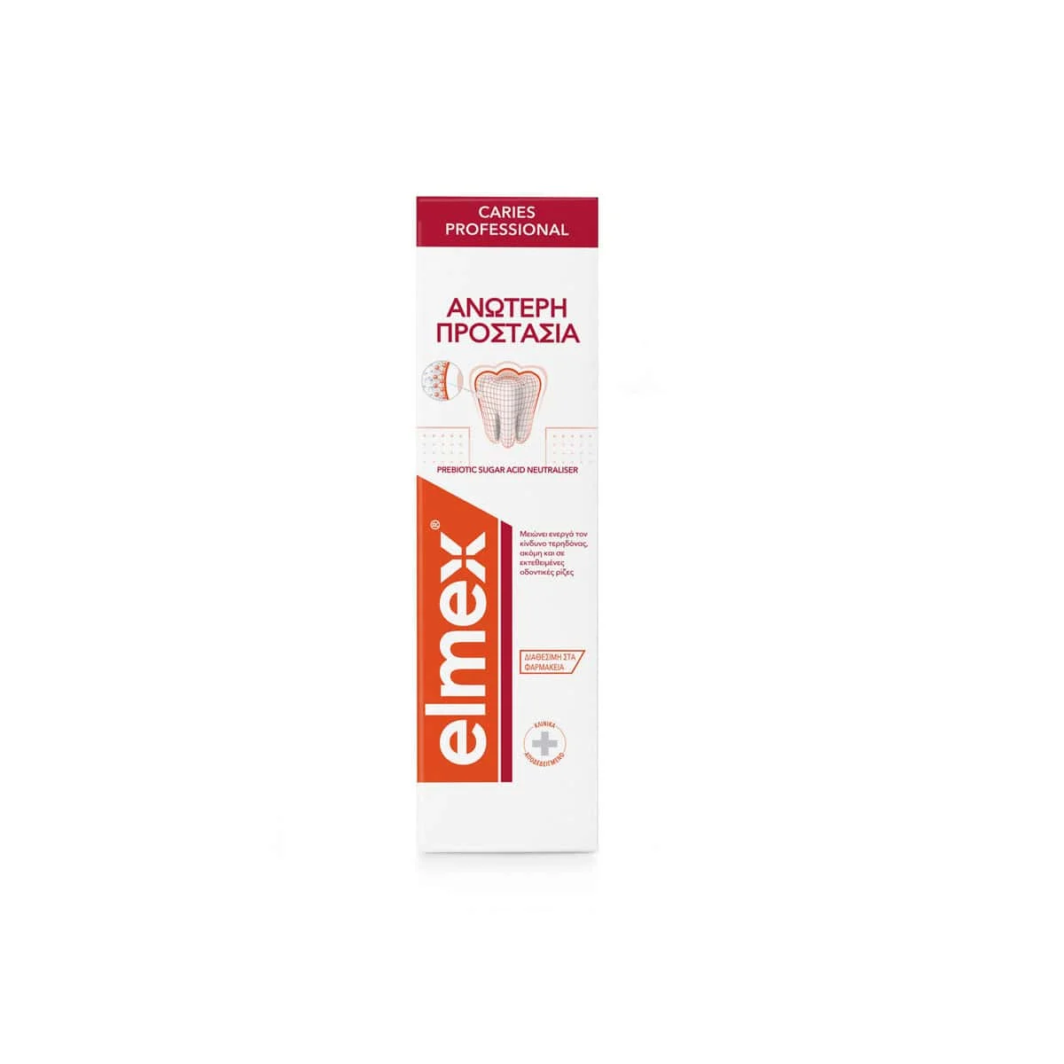 Φωτογραφία προϊόντος: Medipharmacy Elmex Caries Professional Protection Οδοντόκρεμα 75 ml