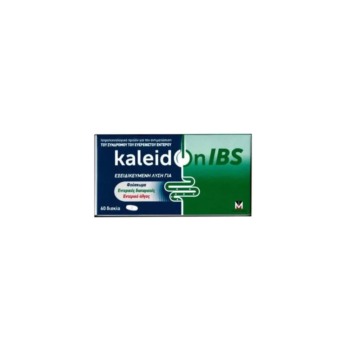 Φωτογραφία προϊόντος: Medipharmacy Menarini Kaleidon IBS 60 ταμπλέτες