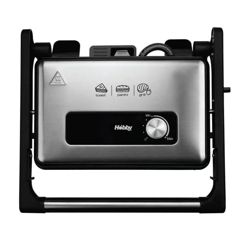 Φωτογραφία προϊόντος: Hobby HPG-40452 Τοστιέρα Γκριλιέρα 1500W Μαύρη