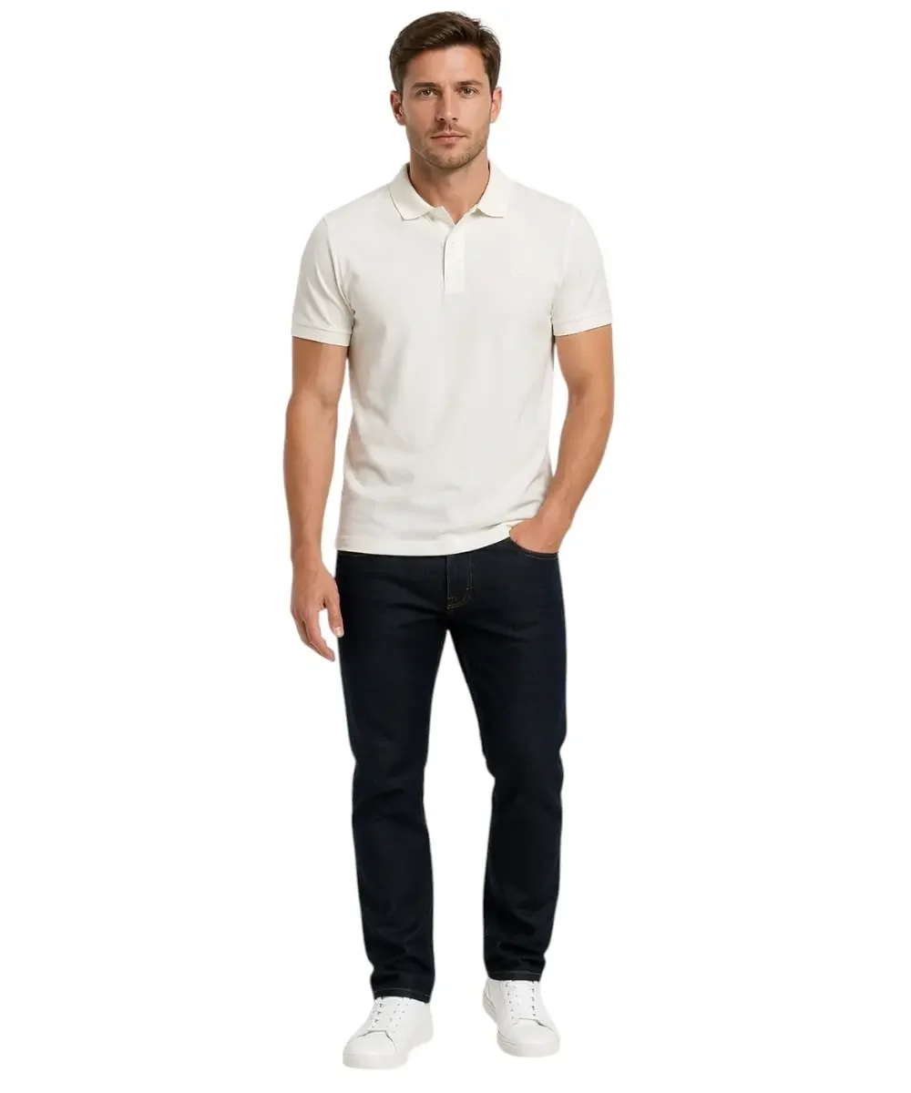 Φωτογραφία προϊόντος: Rifle- Ανδρικό T-shirt Polo RFP249-BIANCO Λευκό