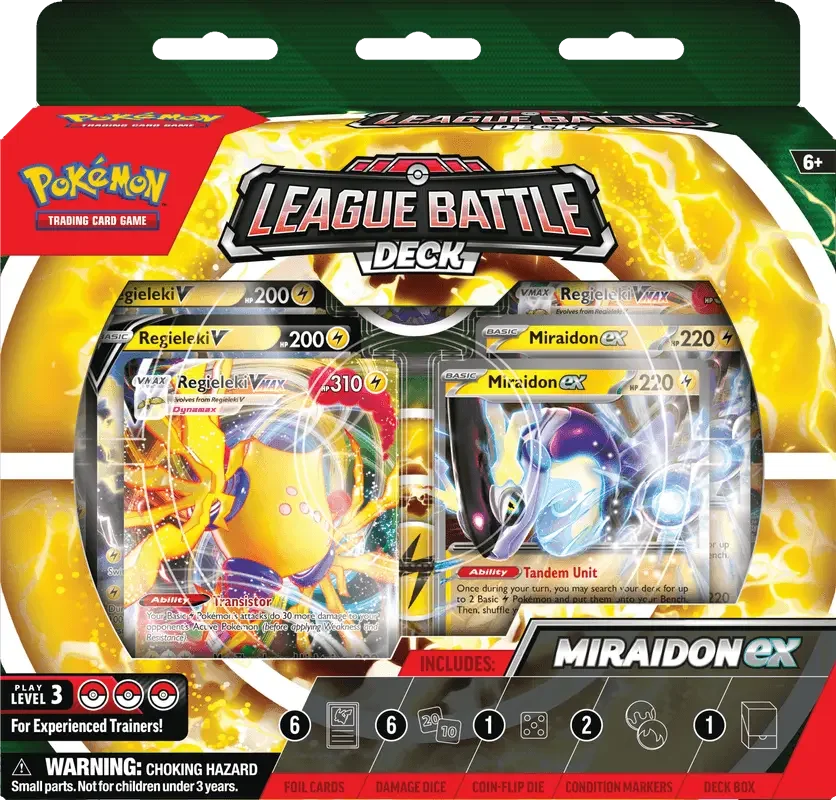 Φωτογραφία προϊόντος: The Pokemon Company Pokemon: Miraidon ex League Battle Deck