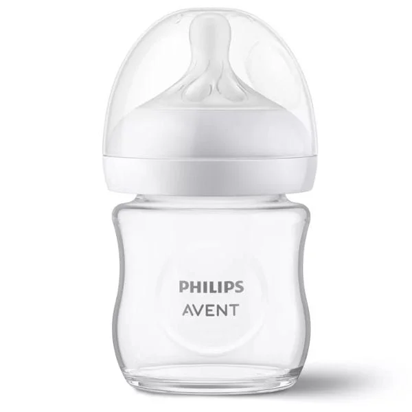 Φωτογραφία προϊόντος: Philips AVENT Γυάλινο Μπιμπερό Natural Response Θηλή Σιλικόνης 120ml για 0+ μηνών SCY930/01