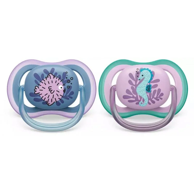 Φωτογραφία προϊόντος: Philips Avent Ultra Air 6-18m Πιπίλα Σιλικόνης Ψάρι / Ιππόκαμπος 2τμχ