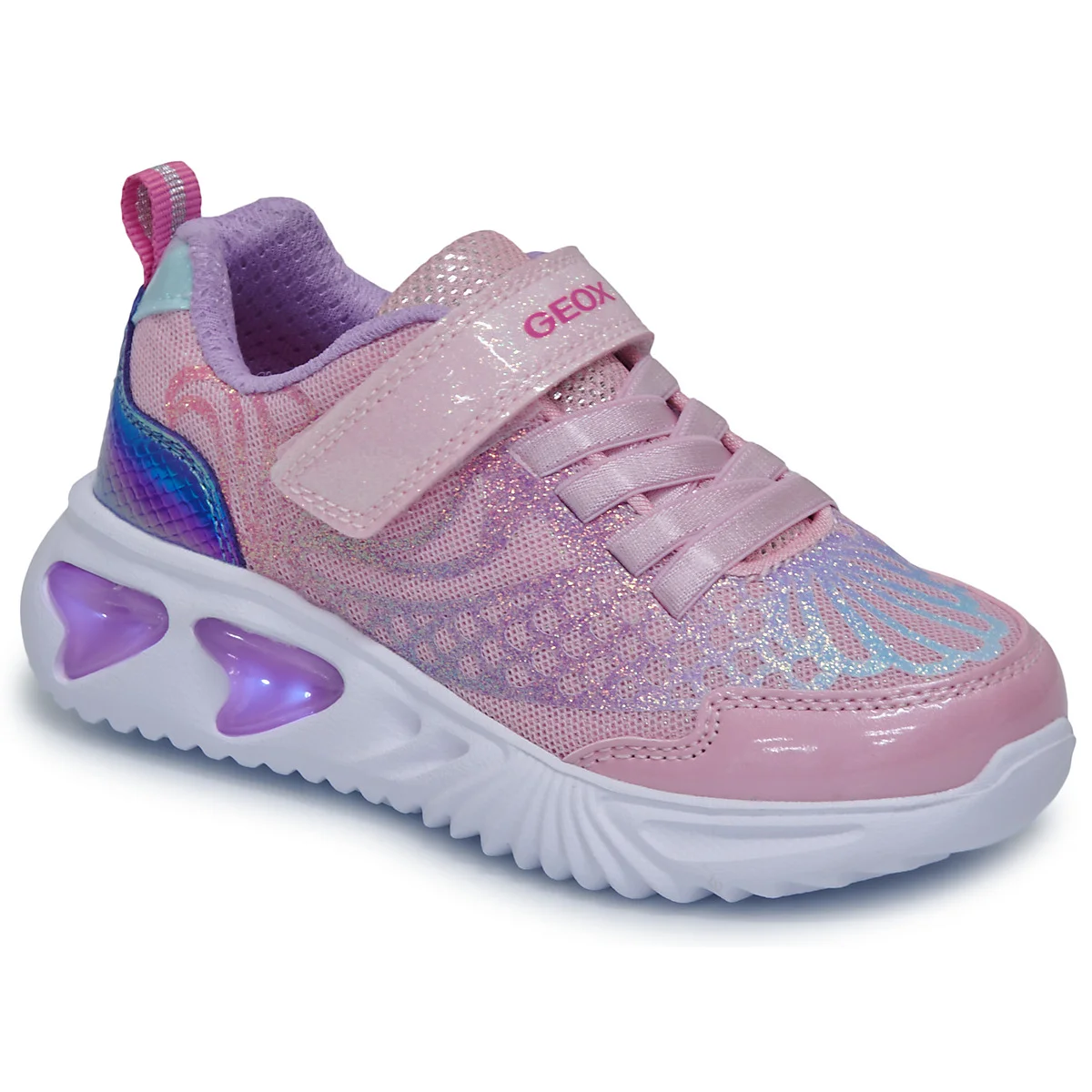 Φωτογραφία προϊόντος: GeoxJ Assister Παιδικά Sneakers Ανατομικά Ροζ M