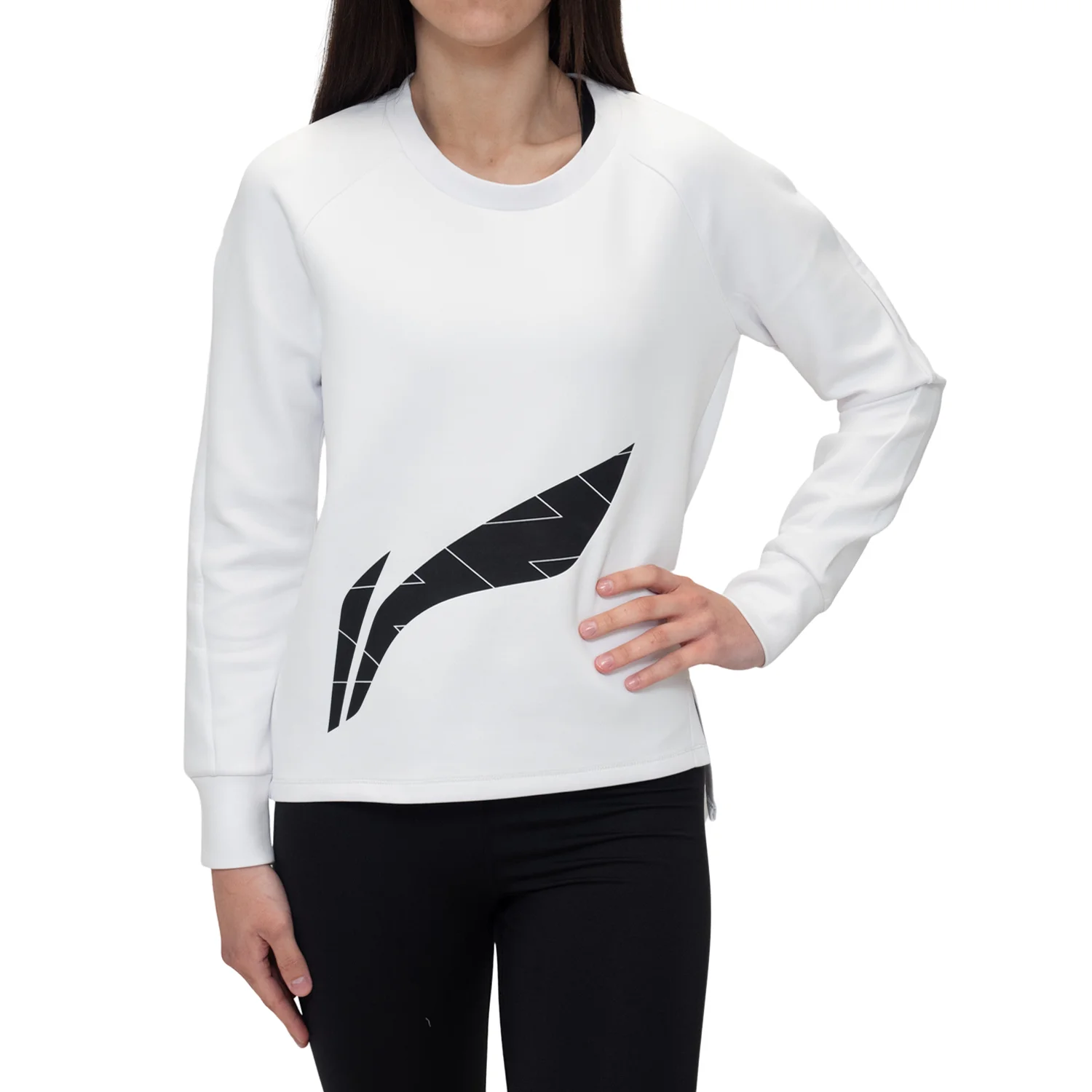 Φωτογραφία προϊόντος: Γυναικείο Φούτερ Li Ning Training Sweaters - ΛΕΥΚΟ