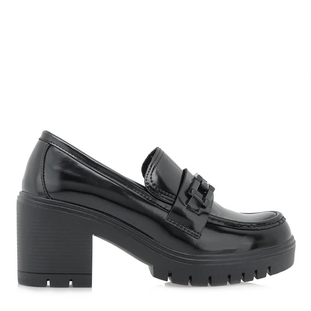 Φωτογραφία προϊόντος: EXE Γυναικείες Loafers Γόβες RITA-678 Μαύρο Φλωρεντικ 700-678 / Μαύρο