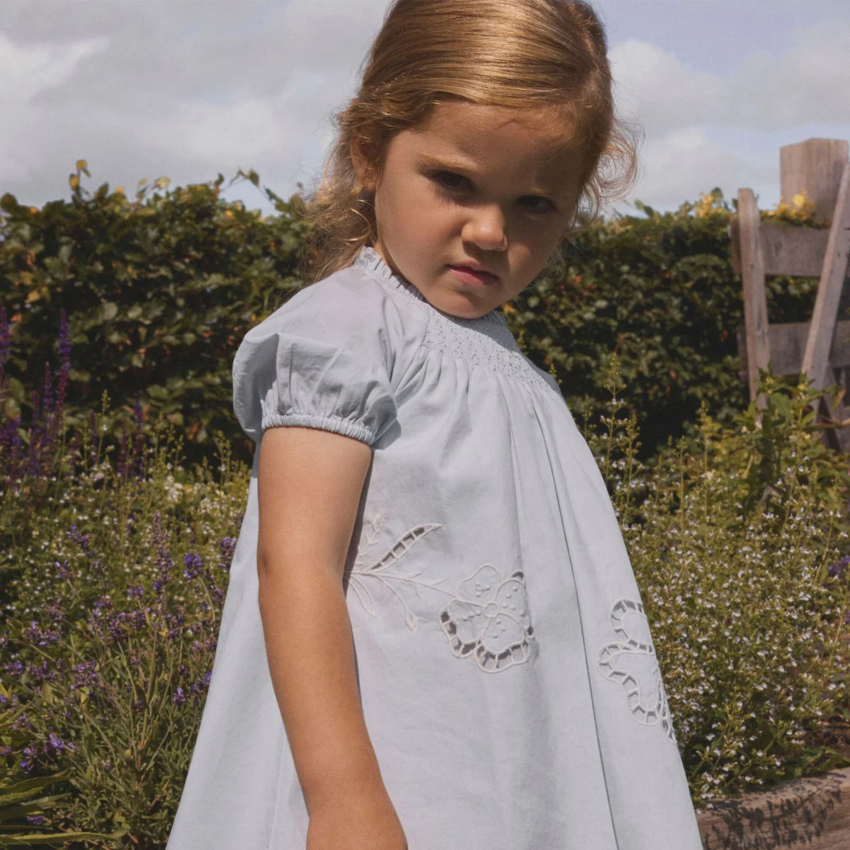 Φωτογραφία προϊόντος: Lil' Atelier Φόρεμα Lil'Atelier 100% organic cotton με διάτρητα κεντήματα