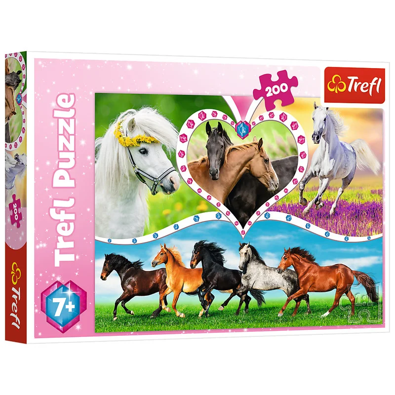 Φωτογραφία προϊόντος: Trefl Puzzle Παζλ Trefl 200τμχ Άλογα