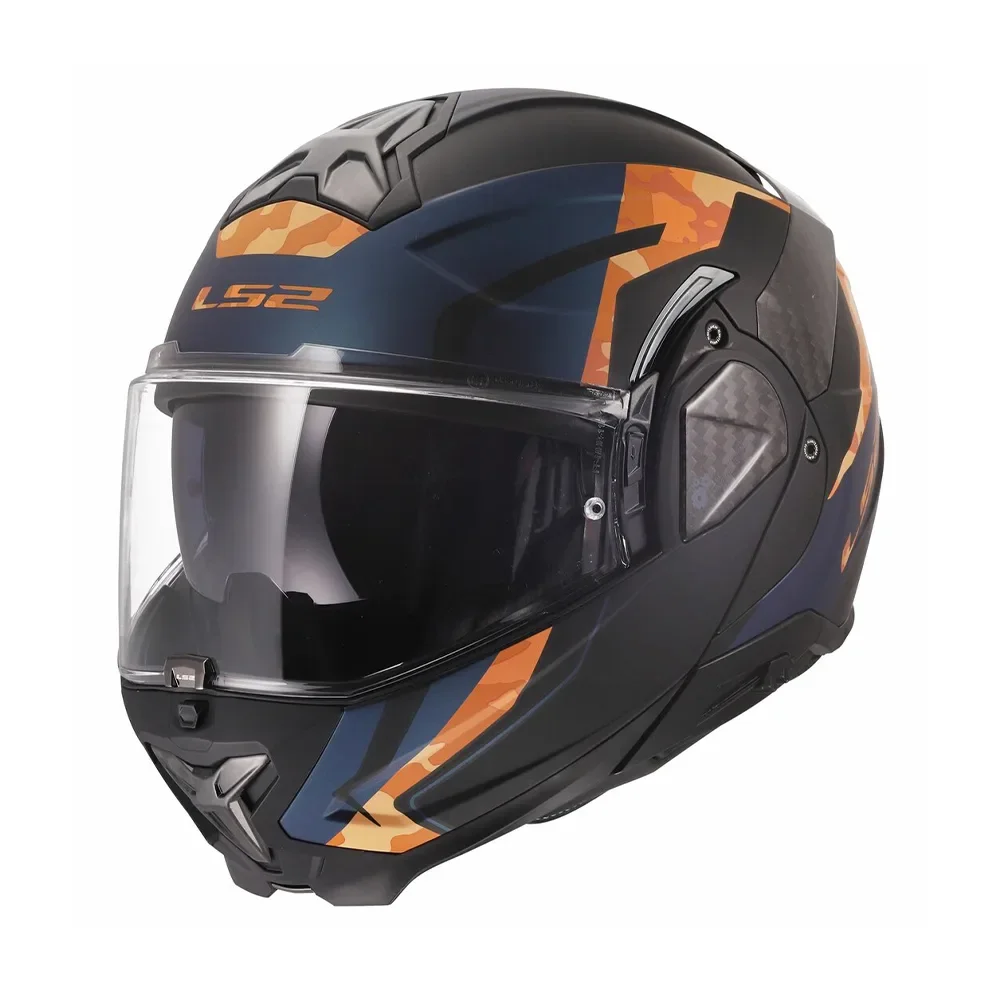 Φωτογραφία προϊόντος: ΚΡΑΝΟΣ MODULAR FF910 ADVANT II GLIDE BLACK/ORANGE MATT ECE 22.06 | LS2