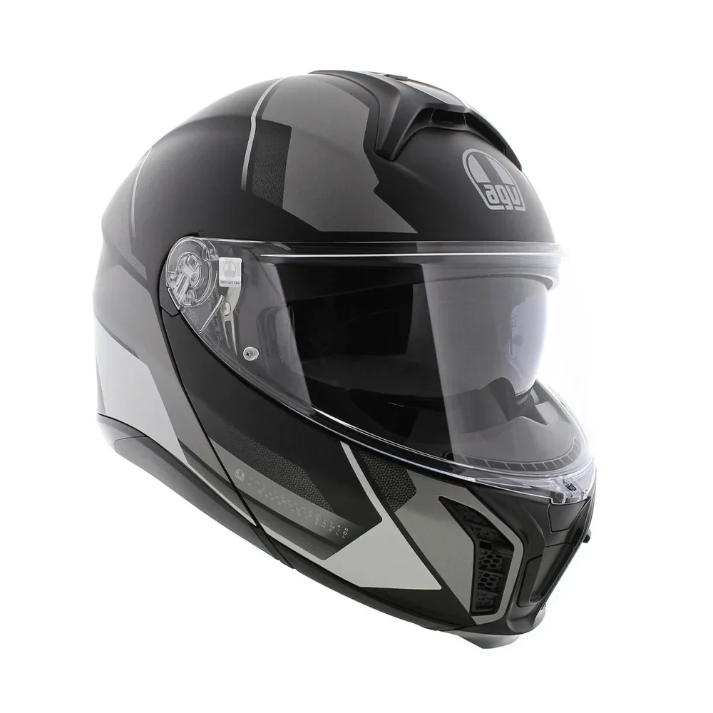 Φωτογραφία προϊόντος: ΚΡΑΝΟΣ FLIP-UP TOURMODULAR MULTI MPLK PERCEPTION MATT BLACK/SILVER ECE 22.06 | AGV