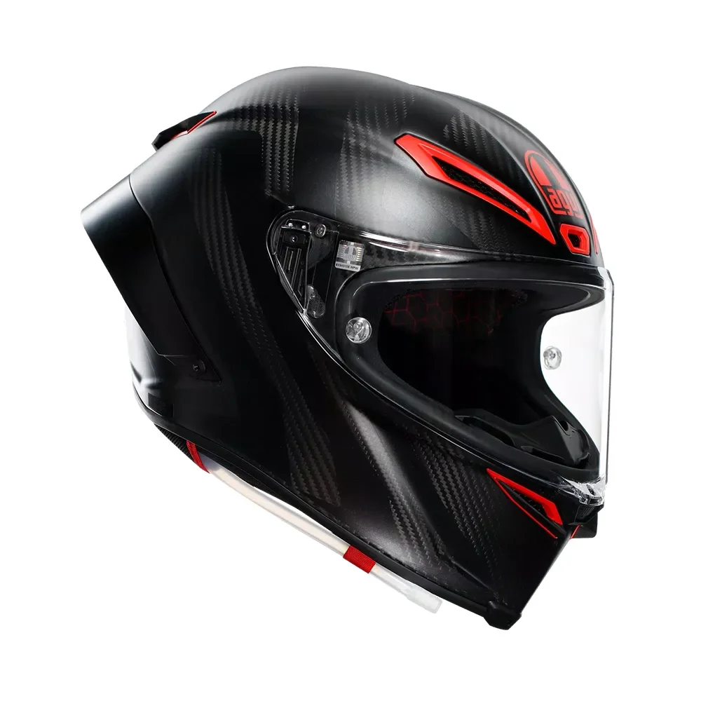 Φωτογραφία προϊόντος: ΚΡΑΝΟΣ FULL FACE PISTA GP RR INTREPIDO MATT CARBON/BLK/RED ECE DOT/22.06 | AGV