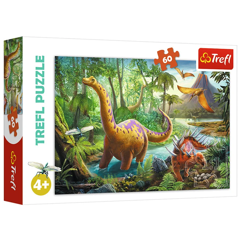 Φωτογραφία προϊόντος: Trefl Puzzle Παζλ Trefl 60τμχ Δεινόσαυροι