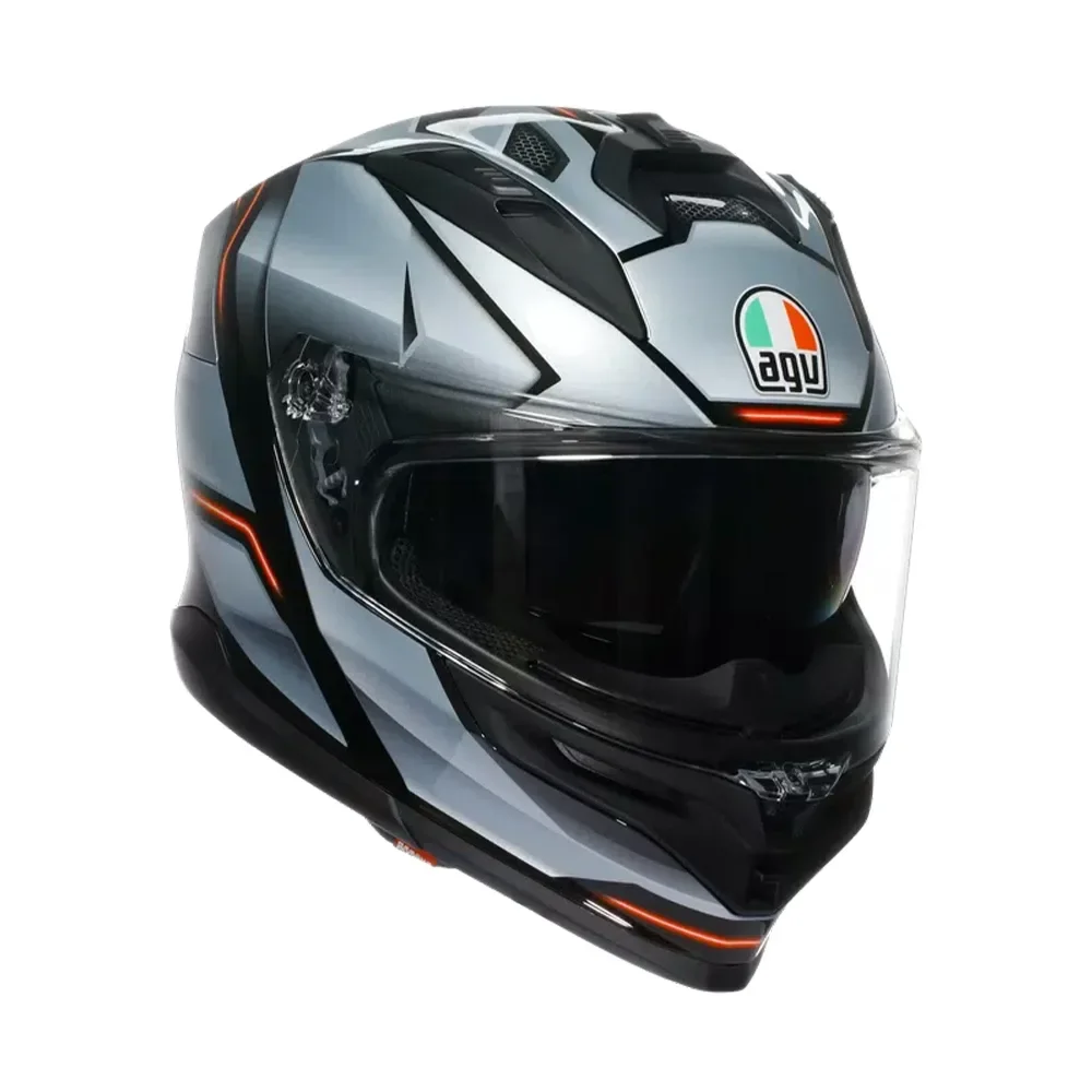 Φωτογραφία προϊόντος: ΚΡΑΝΟΣ FULL FACE K7 MPLK JAEGER BLACK/SILVER ECE 22.06 | AGV