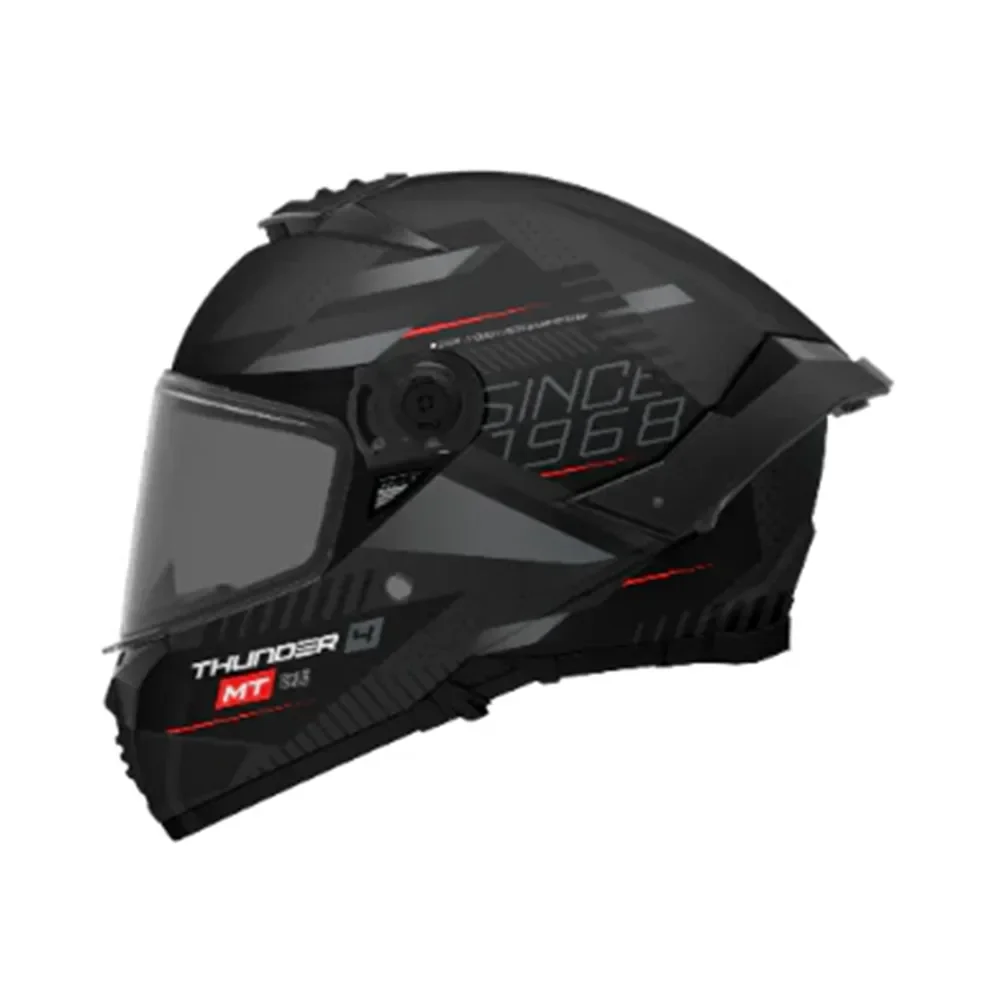 Φωτογραφία προϊόντος: ΚΡΑΝΟΣ FULL FACE THUNDER 4 SV LUMINENCE D1 BLACK MATTE ECE 22.06 | MT