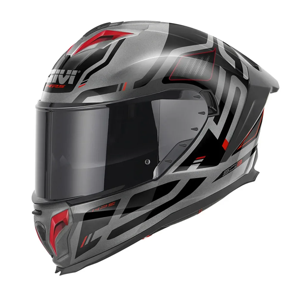 Φωτογραφία προϊόντος: ΚΡΑΝΟΣ FULL FACE H50.3 QUASAR TITAN/BLACK/RED ΜΕ PINLOCK ECE 22.06 | GIVI