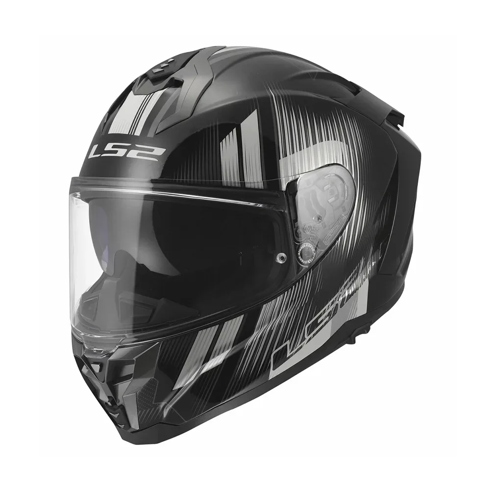 Φωτογραφία προϊόντος: ΚΡΑΝΟΣ FULL FACE CHALLENGER II FF817 NITRO BLACK GREY ECE 22.06 | LS2