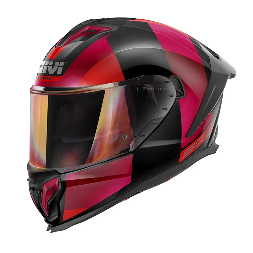 Φωτογραφία προϊόντος: ΚΡΑΝΟΣ FULL FACE H50.3 VISION BLACK/BORDEAUX/RED ΜΕ PINLOCK ECE 22.06 | GIVI