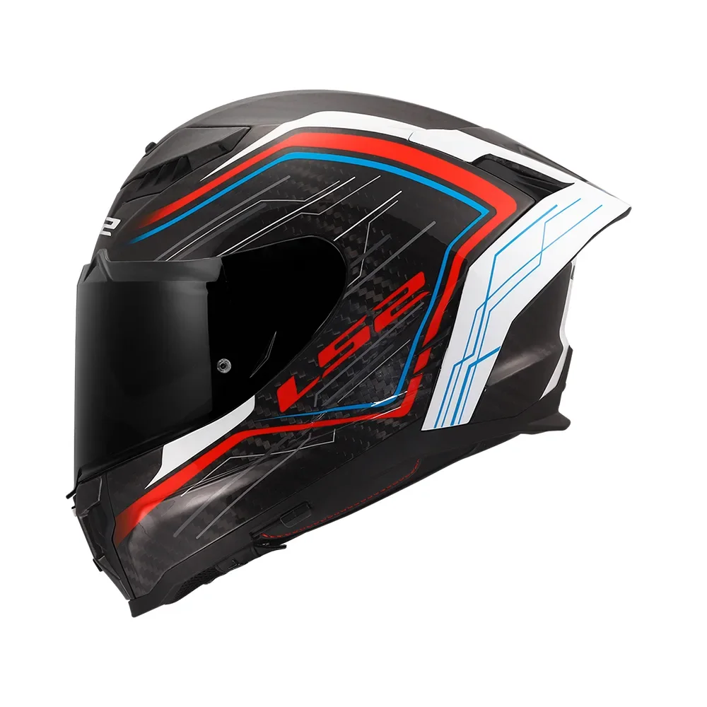 Φωτογραφία προϊόντος: ΚΡΑΝΟΣ FULL FACE FF807 DRAGON SUBIC GLOSS WHITE/BLUE/RED ECE 22.06 | LS2