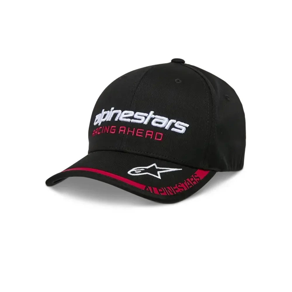 Φωτογραφία προϊόντος: ΚΑΠΕΛΟ HAT CURVED BILL INDENT BLACK/RED 1235-81410-1030 | ALPINESTARS