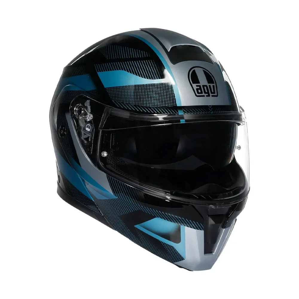 Φωτογραφία προϊόντος: ΚΡΑΝΟΣ FLIP-UP STREETMODULAR MPLK LEDRO MATT BLACK/POWDER BLUE ECE 22.06 | AGV