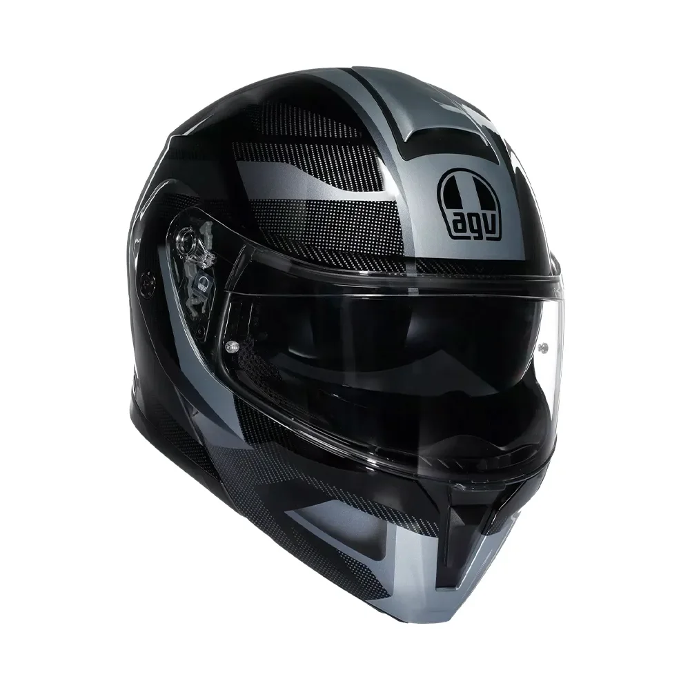 Φωτογραφία προϊόντος: ΚΡΑΝΟΣ FLIP-UP STREETMODULAR MPLK LEDRO MATT BLACK/GREY ECE 22.06 | AGV