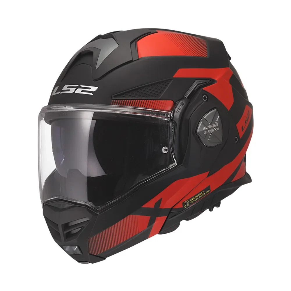 Φωτογραφία προϊόντος: ΚΡΑΝΟΣ MODULAR FF901 ADVANT X NOVA MATT BLACK/RED ECE 22.06 | LS2