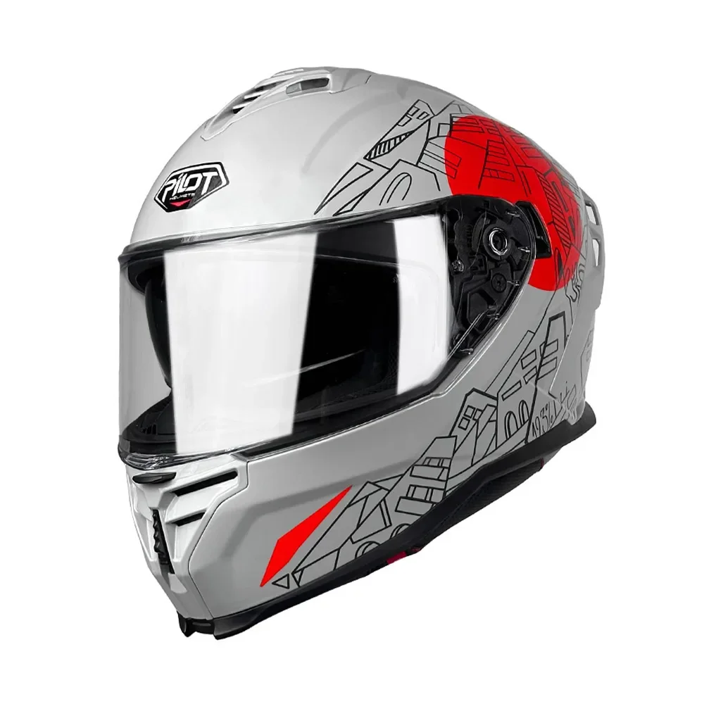 Φωτογραφία προϊόντος: ΚΡΑΝΟΣ FULL FACE CORSAIR SV CITY GREY GLOSS ECE 22.06 | PILOT
