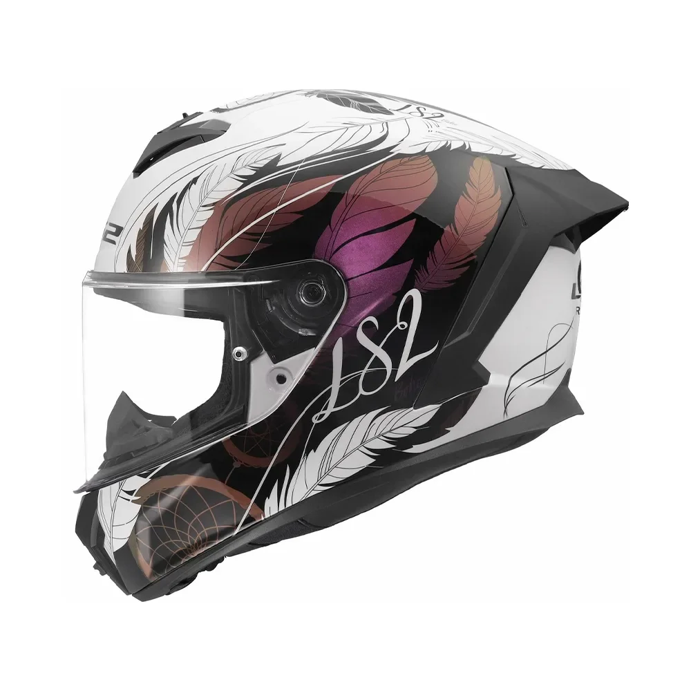 Φωτογραφία προϊόντος: ΚΡΑΝΟΣ FULL FACE RAPID III FF820 BOHO WHITE BLACK PINK ECE 22.06 | LS2