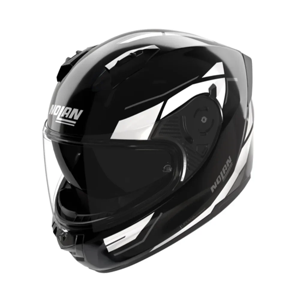 Φωτογραφία προϊόντος: ΚΡΑΝΟΣ FULL FACE N60-6 SINCRONO 353 BLACK/WHITE ECE 22.06 | NOLAN