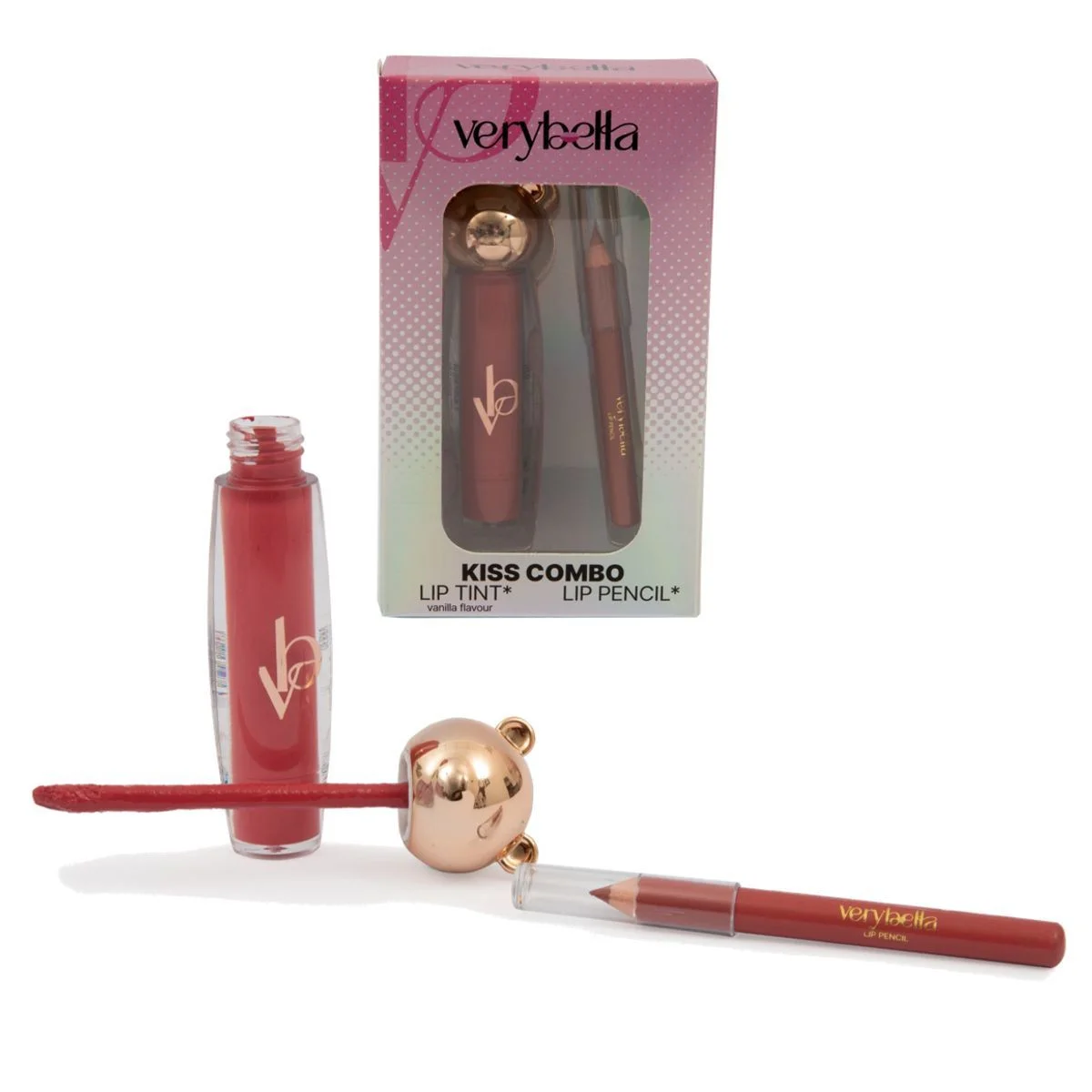 Φωτογραφία προϊόντος: Giochi Preziosi Σετ χειλιών Kiss Combo Lip Tint & μολύβι χειλιών - Very Bella - Make up your day