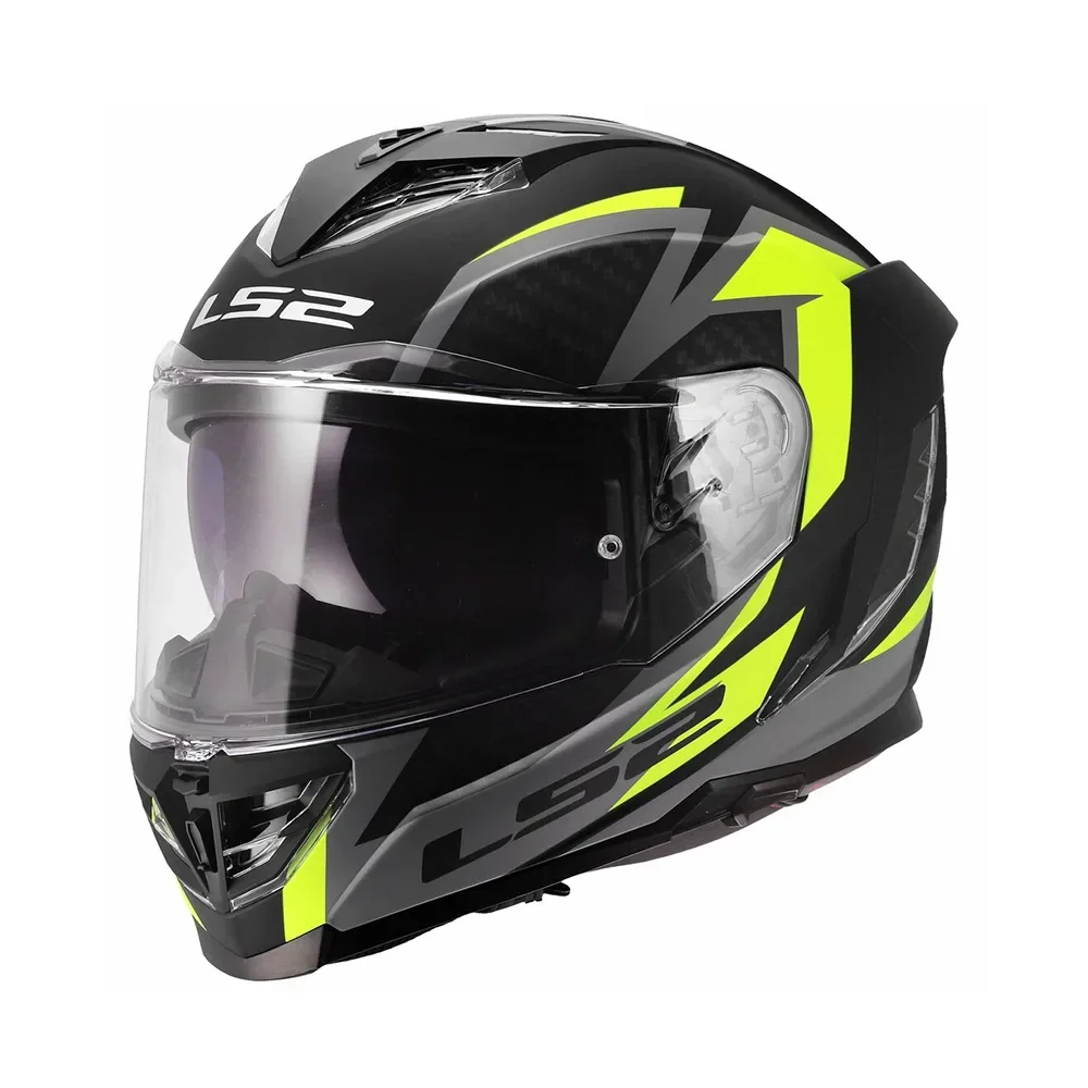 Φωτογραφία προϊόντος: ΚΡΑΝΟΣ FULL FACE STORM III FF818 DYNAMO BLACK H-V YELLOW ECE 22.06 | LS2