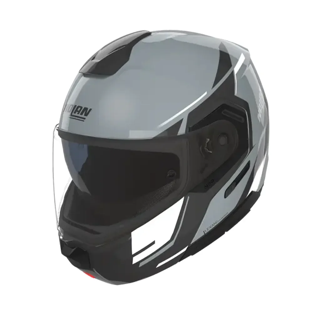 Φωτογραφία προϊόντος: ΚΡΑΝΟΣ FLIP-UP N90-3 SINCRONO 352 GRAY/BLACK/WHITE ECE 22.06 | NOLAN