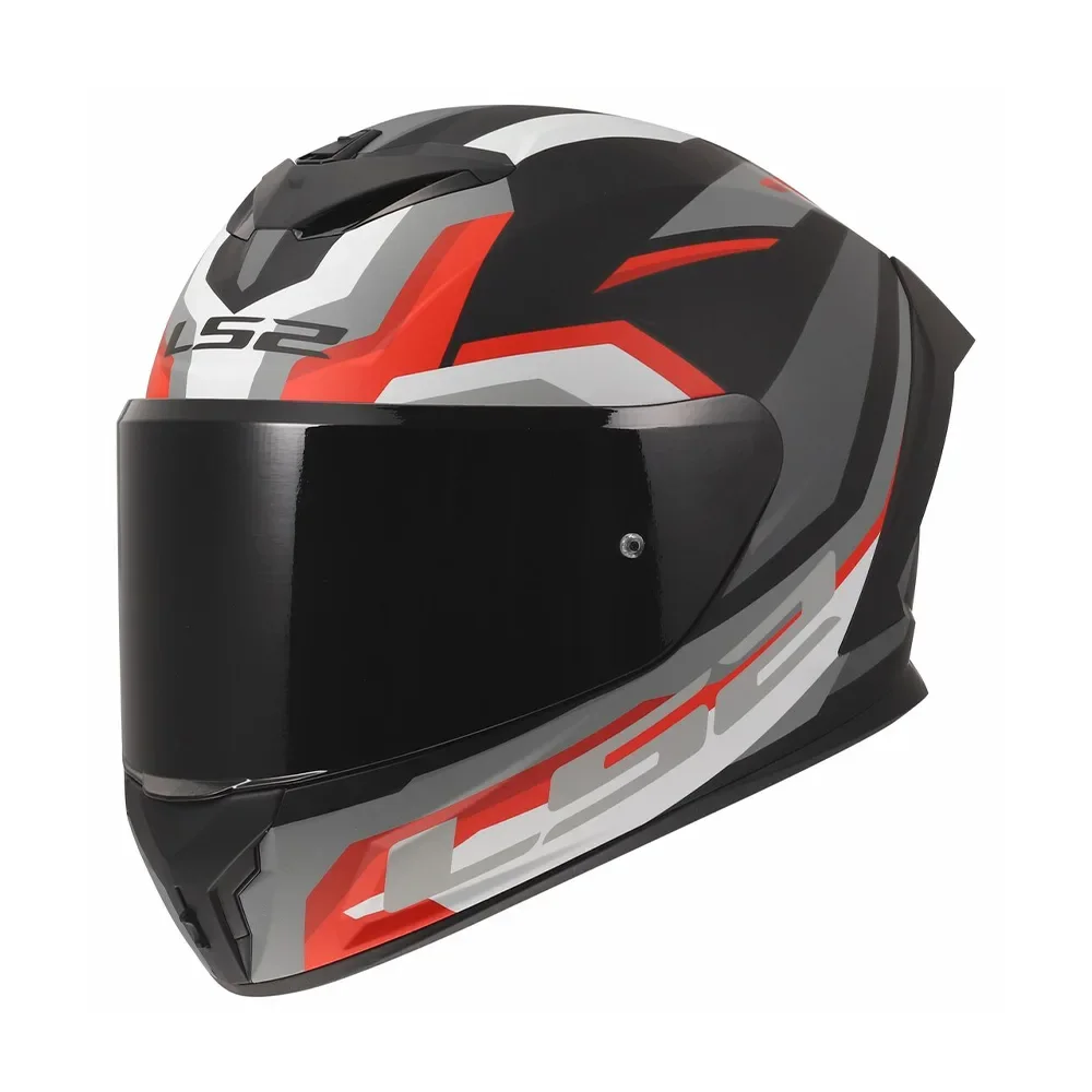 Φωτογραφία προϊόντος: ΚΡΑΝΟΣ FULL FACE RAPID III FF820 HYPER BLACK RED ECE 22.06 | LS2